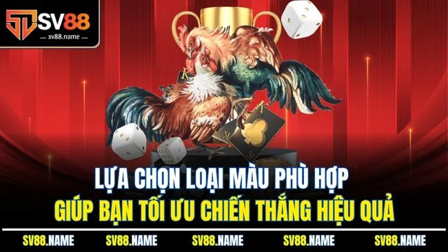 Lựa chọn loại màu phù hợp giúp bạn tối ưu chiến thắng hiệu quả