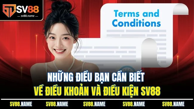 Những điều bạn cần biết về điều khoản và điều kiện SV88