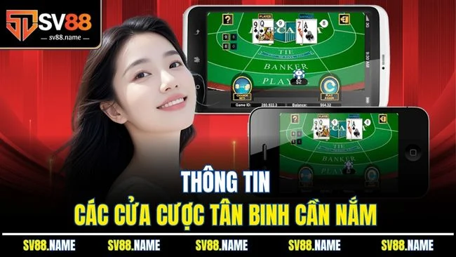 Thông tin các cửa cược tân binh cần nắm